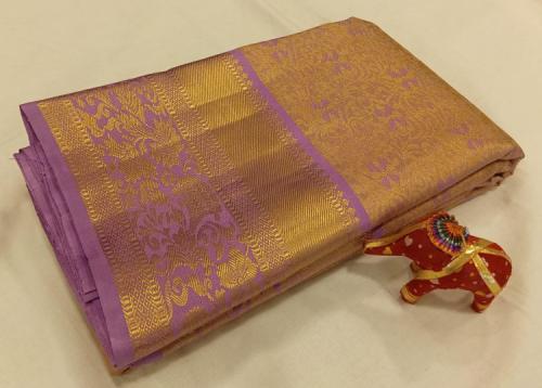 ARNI SILK HALF FINE ZARI SAREE WITH BLOUSE
